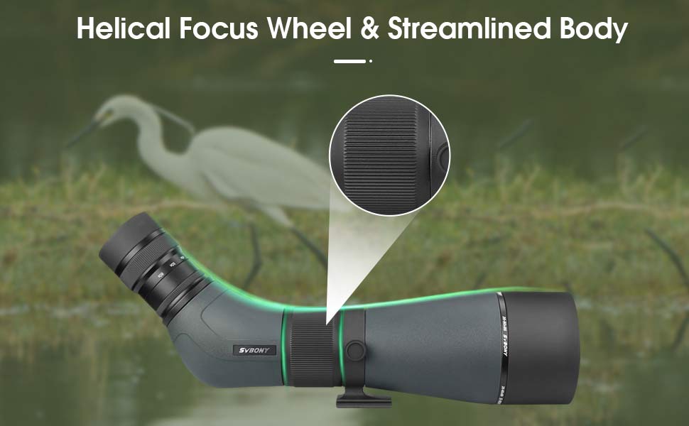 Longa-vista SVBONY SA405 20-60x85 ED para Observação da Fauna e Ornitologia - Vidro ED