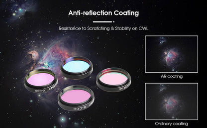 Kit de filtres LRGB de 1,25 pouces per a la fotografia astronòmica - Svbony