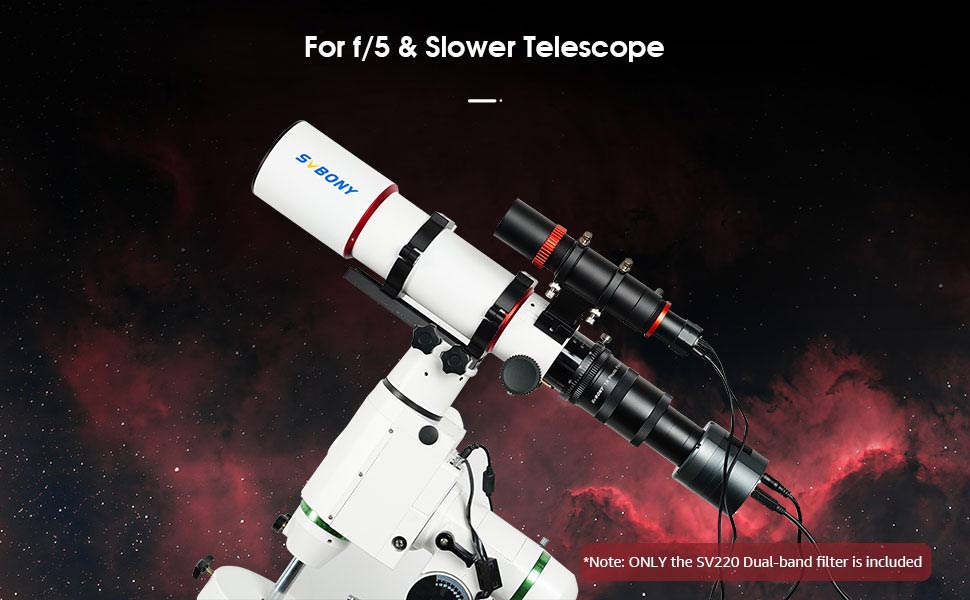 Filtre Dual-Band Nébulaires 2" SV220 - SVBONY