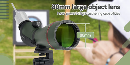 Binoculars for observation 20-60x80mm with Porro Prism for astronomy - Svbony
