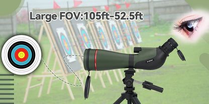 Binoculars for observation 20-60x80mm with Porro Prism for astronomy - Svbony