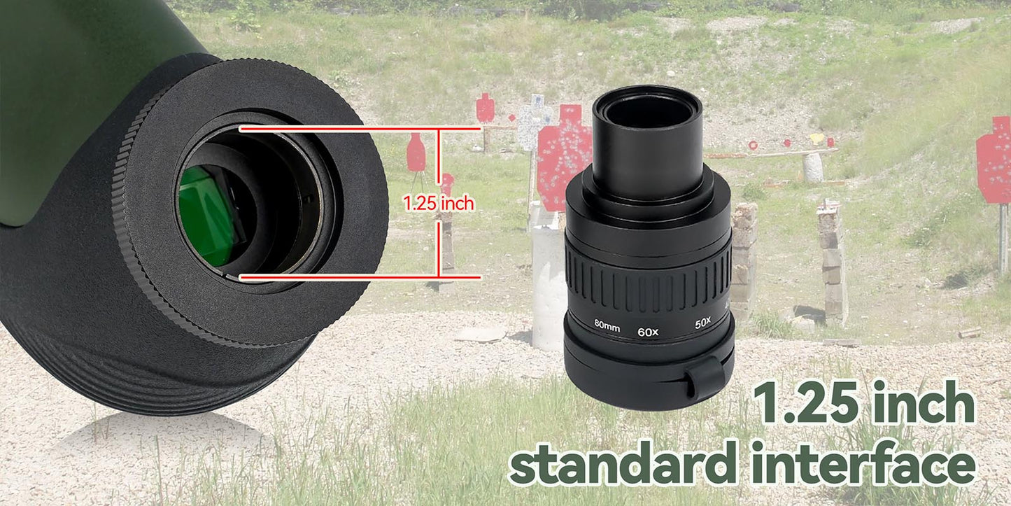 Binoculars for observation 20-60x80mm with Porro Prism for astronomy - Svbony