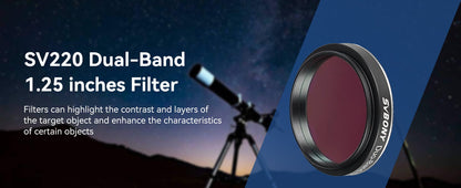 فيلتر نيبولا ثنائي النطاق 7 نانومتر للتصوير الفلكي SVBONY