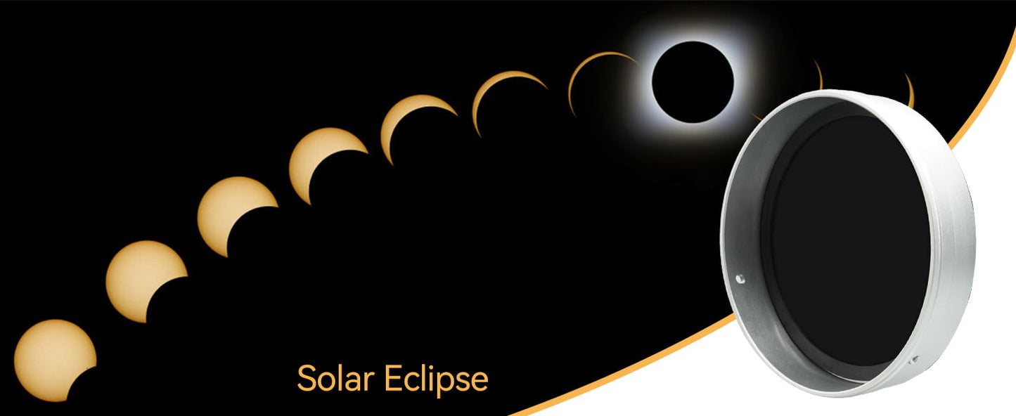 Filtrador Solar de 103 mm SV229 con Capuchón de Metal - Svbony