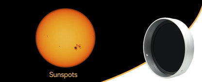 Filtrador Solar de 103 mm SV229 con Capuchón de Metal - Svbony