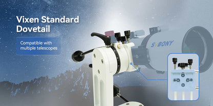Support Telescope Alt-Azimuth SV225 med Justerbar Vinkel for Visuell Astronomi - SVBONY