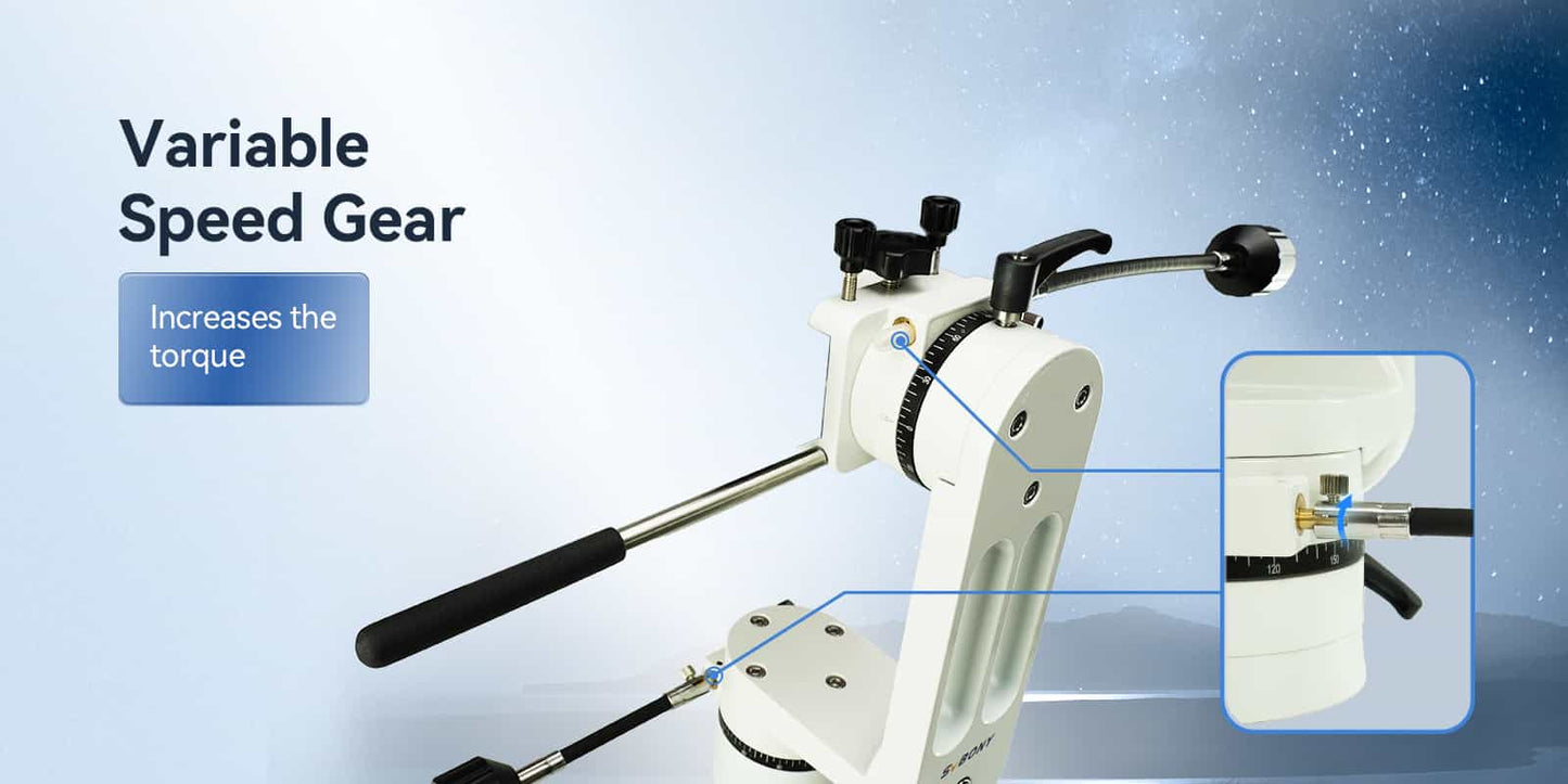 Support Telescope Alt-Azimuth SV225 med Justerbar Vinkel for Visuell Astronomi - SVBONY