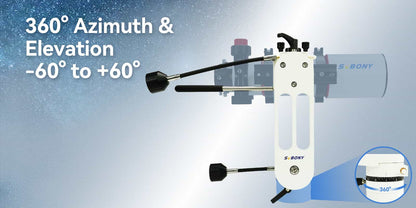 Support Telescope Alt-Azimuth SV225 med Justerbar Vinkel for Visuell Astronomi - SVBONY