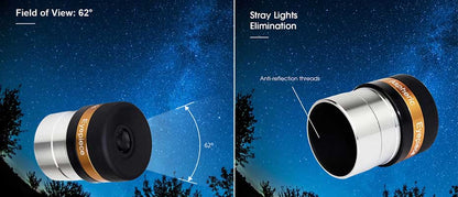 4mm Oczywisty Obiektyw Wymiennej Lusterko Kąt 62°