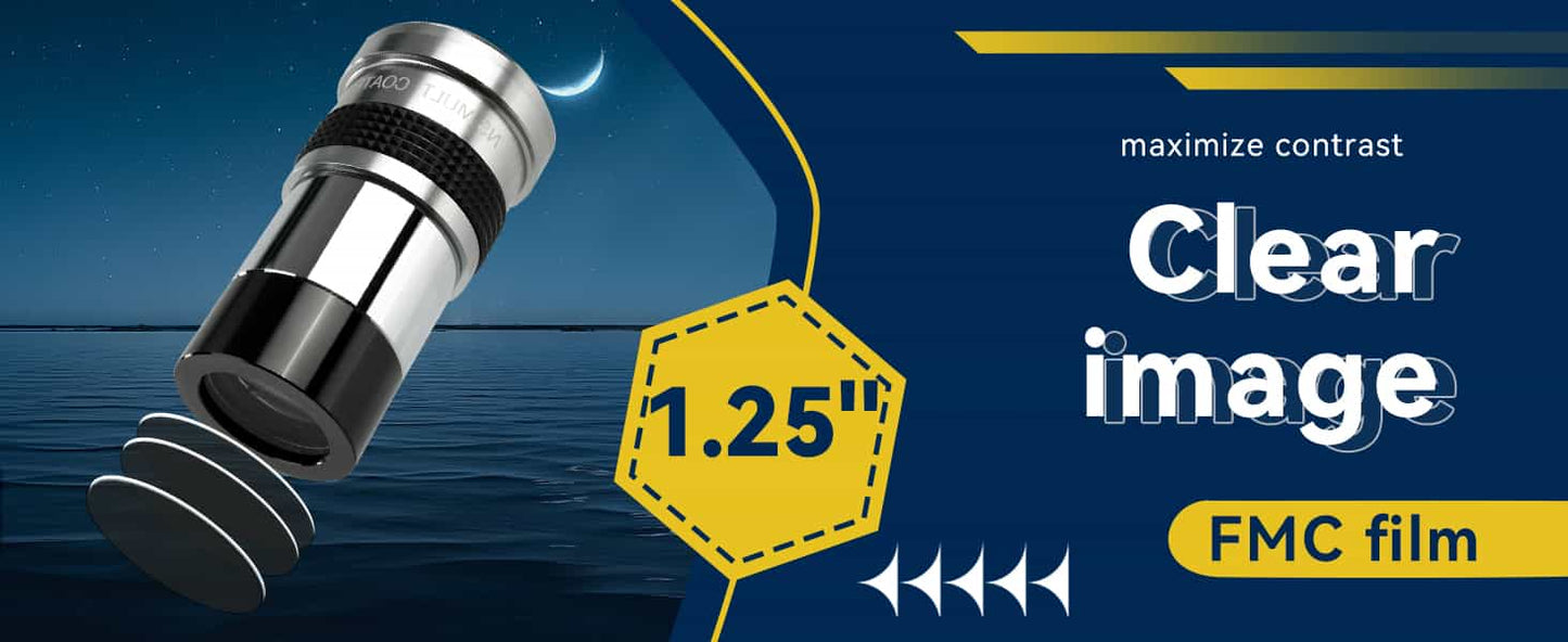 SV137 Barlow Lens 2x/3x 1,25 tum FMC - Accessoire för teleskop