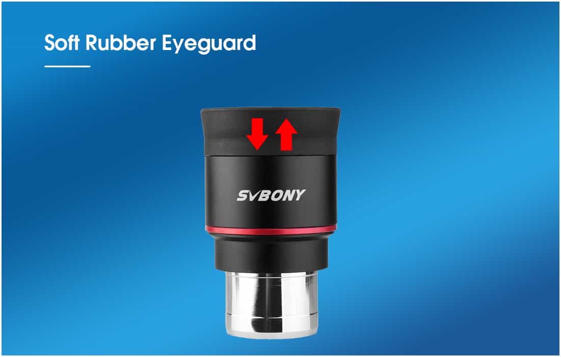 SVBONY SV207 Super wide angle Plossl Eyepiece 1.25 inch 8/15/25/30mm 50-Degree