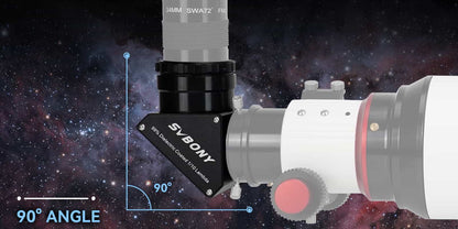 SVBONY SV223 - مرآة قطرية بزاوية 90 درجة مع طلاء عازل