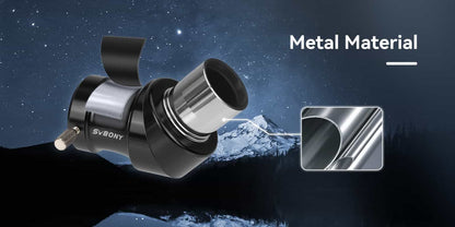 SV222 1.25 Inch Corrected Image Diagonal Mirror with FMC and Phase Coating for Refractor Telescope - SVBONY