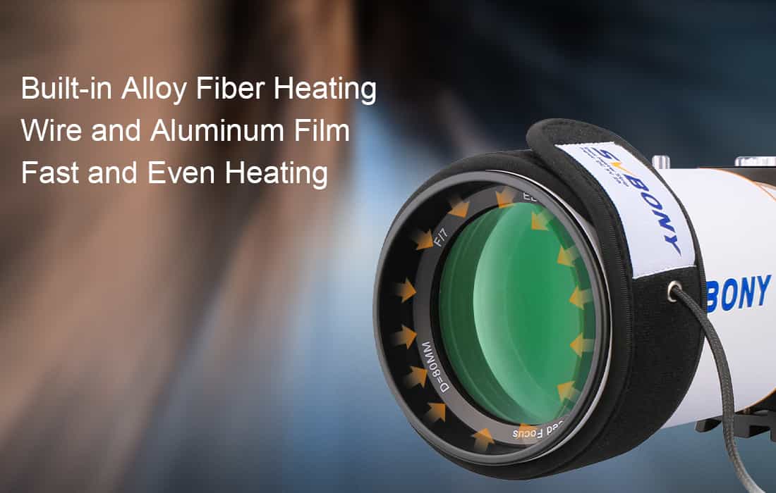 SVBONY SV172 240mm Anti-Fog Heating Band for Telescopes and Lenses