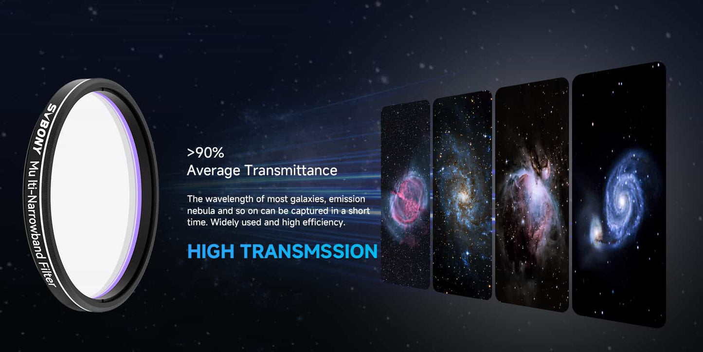 فلتر متعدد النطاقات SV240 للتصوير الفلكي الحضري - SVBONY
