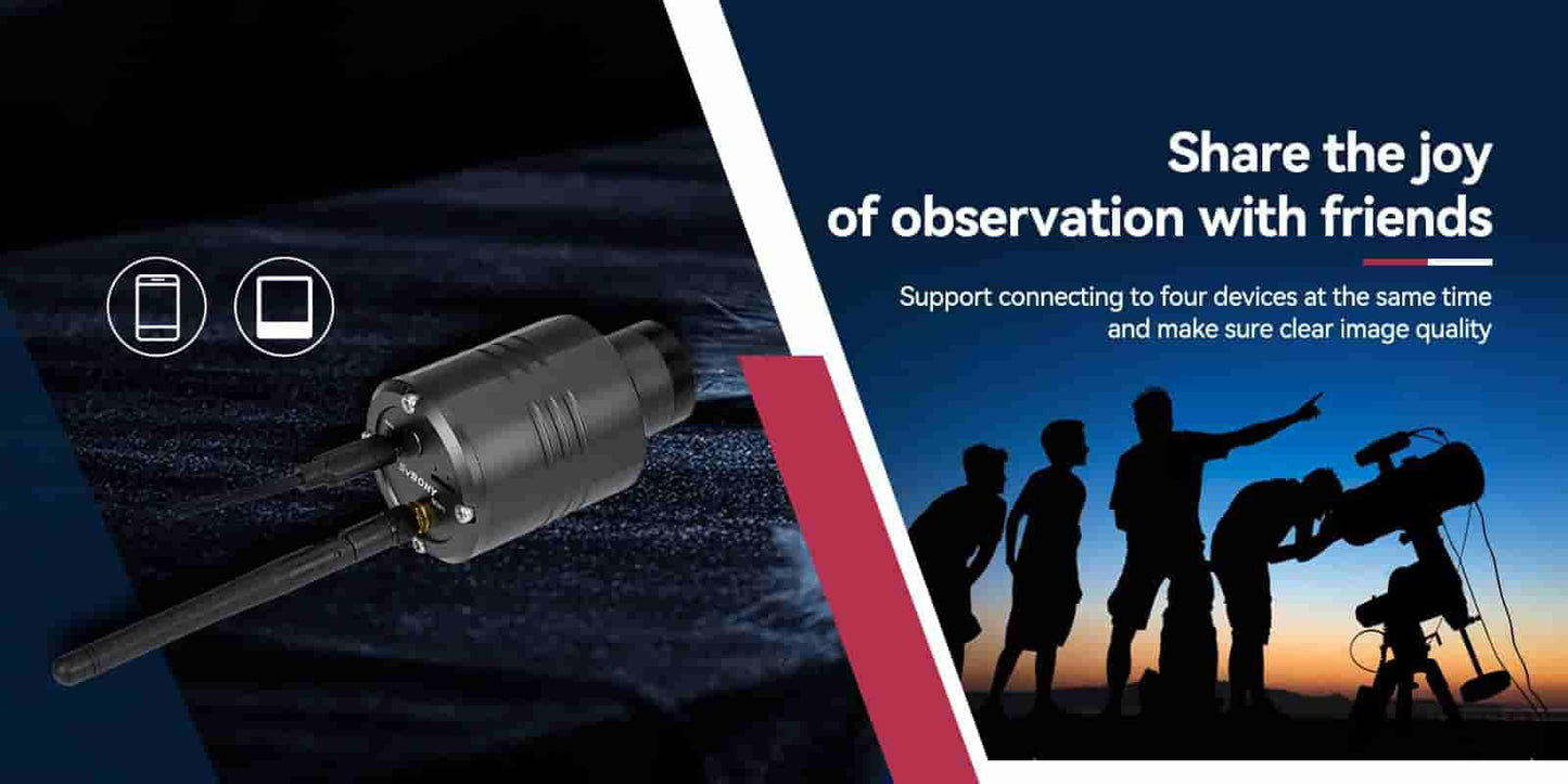 SVBONY Camera d'Astronomie WiFi SC311 IMX662 für Planeten-Astrophotographie und EAA - SVBONY