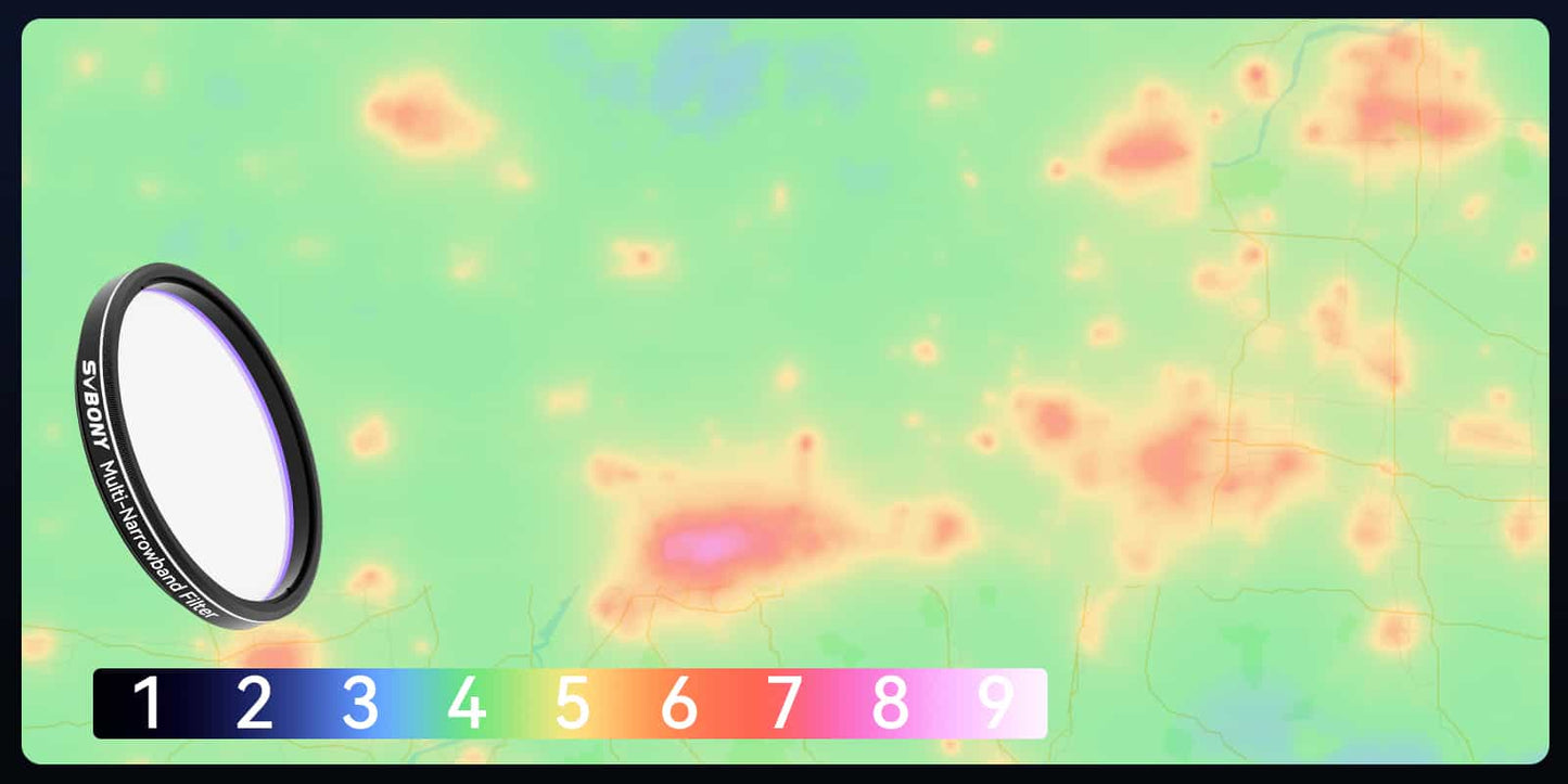 فلتر متعدد النطاقات SV240 للتصوير الفلكي الحضري - SVBONY