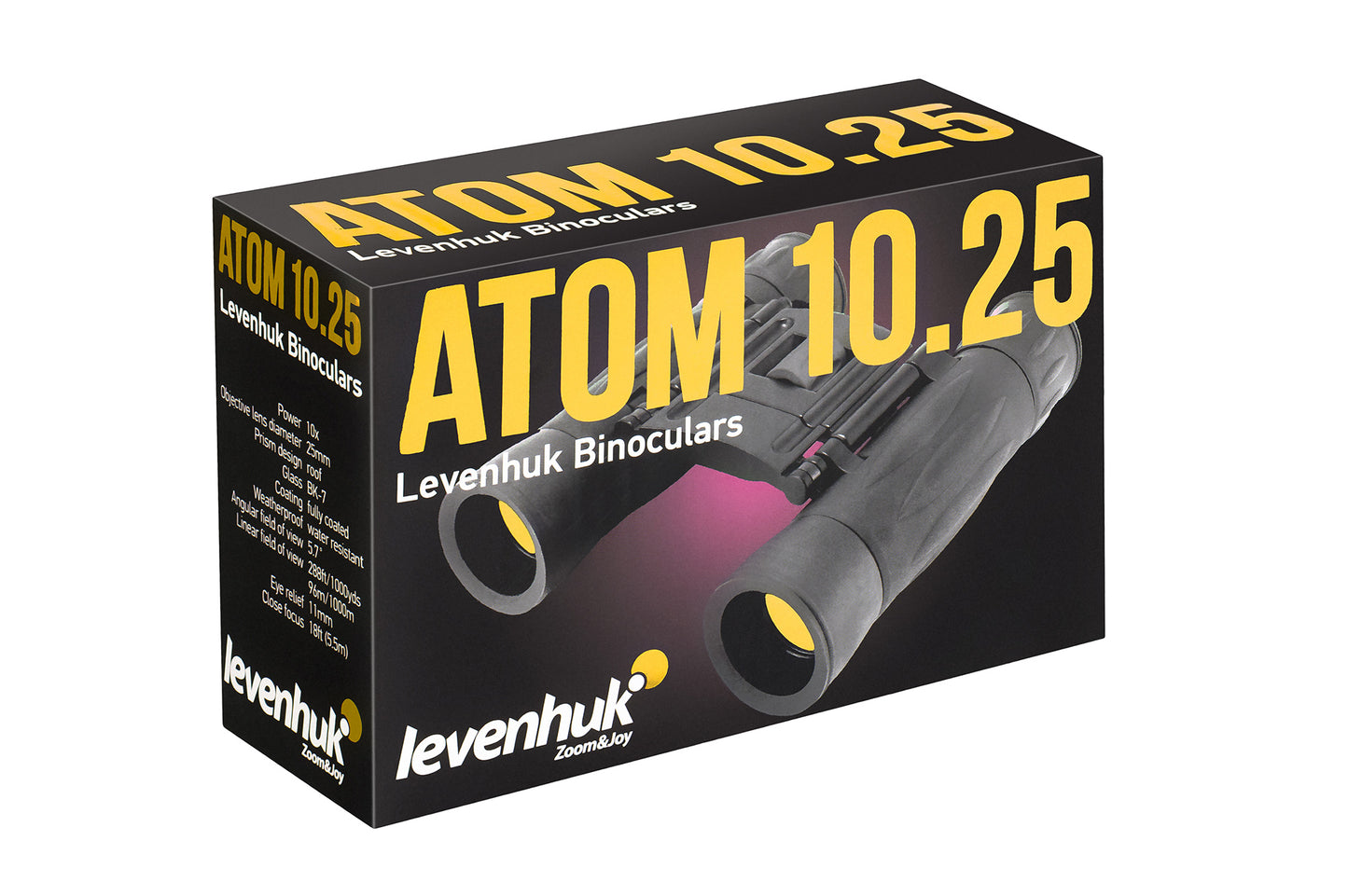 Jumelles compactes 10x25 Atom Levenhuk