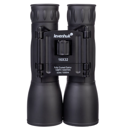 Jumelles compactes 16x32 BK-7 pour voyage - Levenhuk
