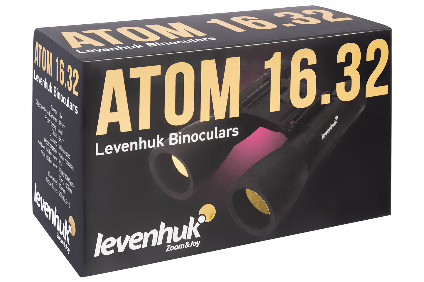 Jumelles compactes 16x32 BK-7 pour voyage - Levenhuk