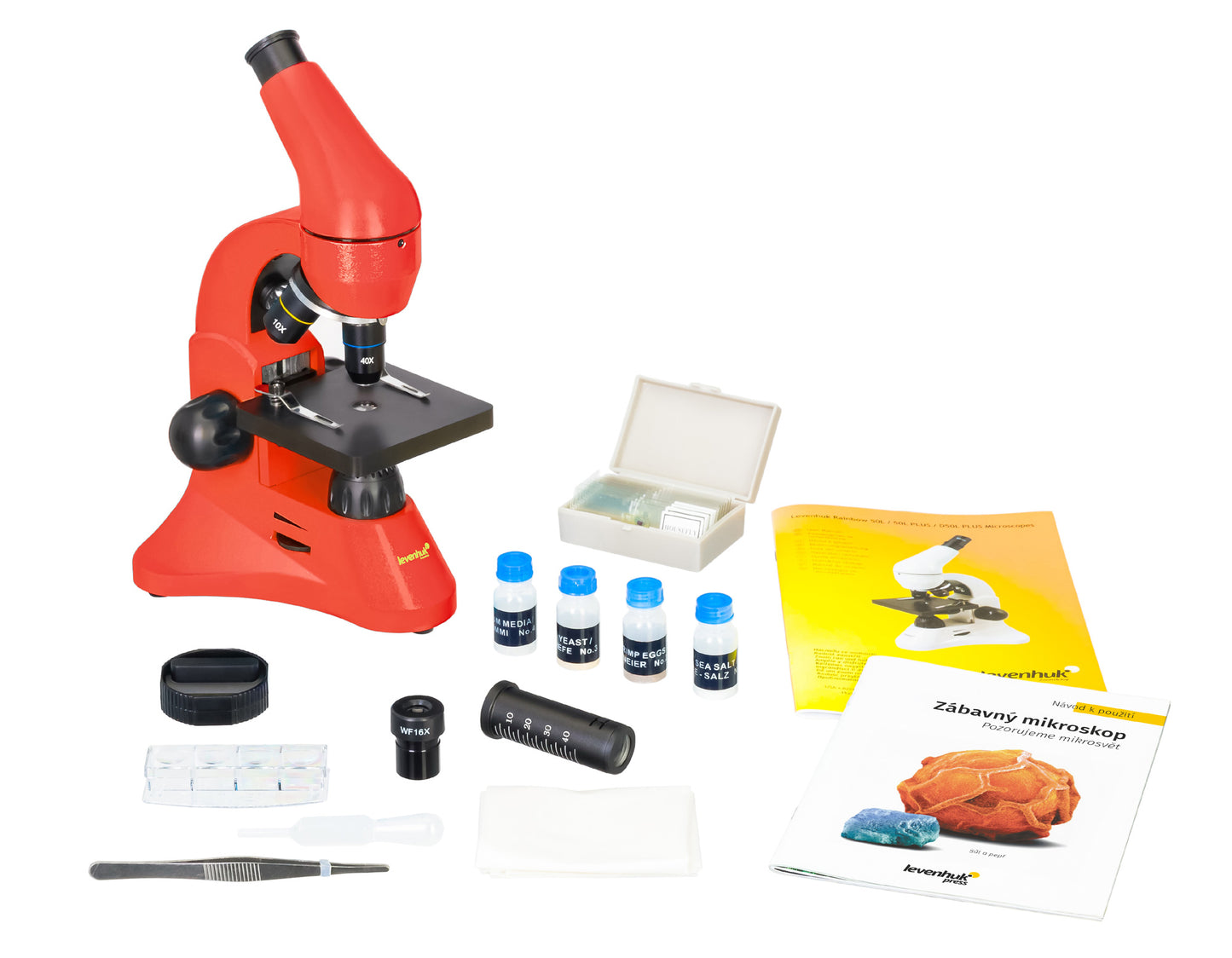 Microscope pour la biologie Rainbow 50L PLUS 64x-1280x Levenhuk