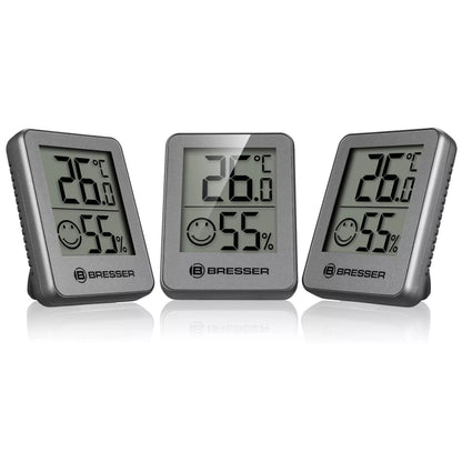 Lot de 3 indicateurs thermo-hygromètres ClimaTemp Hygro - Bresser