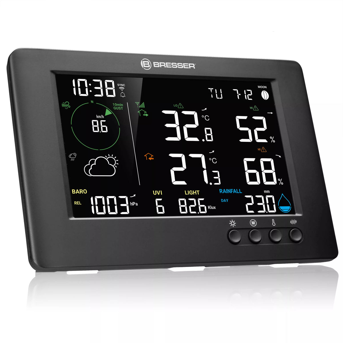 Centre météo sans fil WIFI 7-en-1 TB