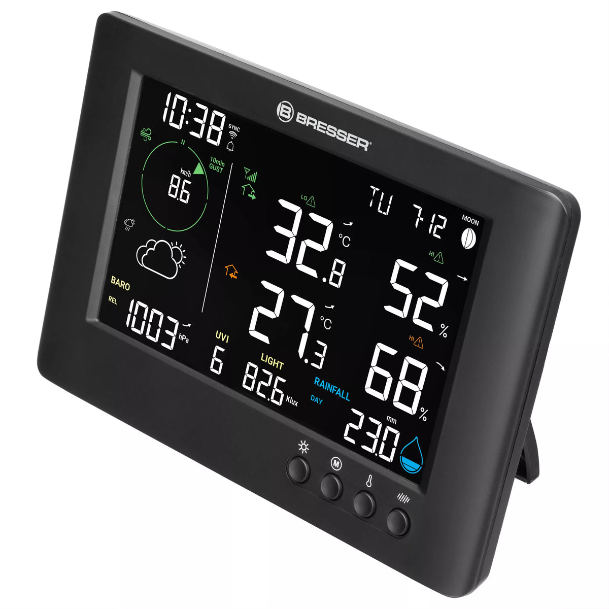 Centre météo sans fil WIFI 7-en-1 TB