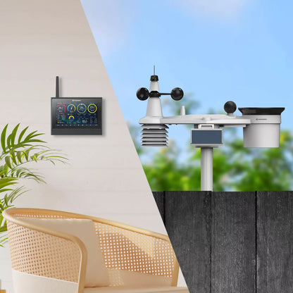Station Météo BRESSER 9-en-1 MeteoChamp HD WLAN - Bresser