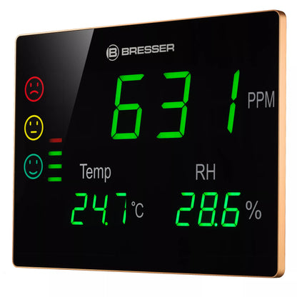 Moniteur de qualité de l'air CO2 Smile XXL - Bresser