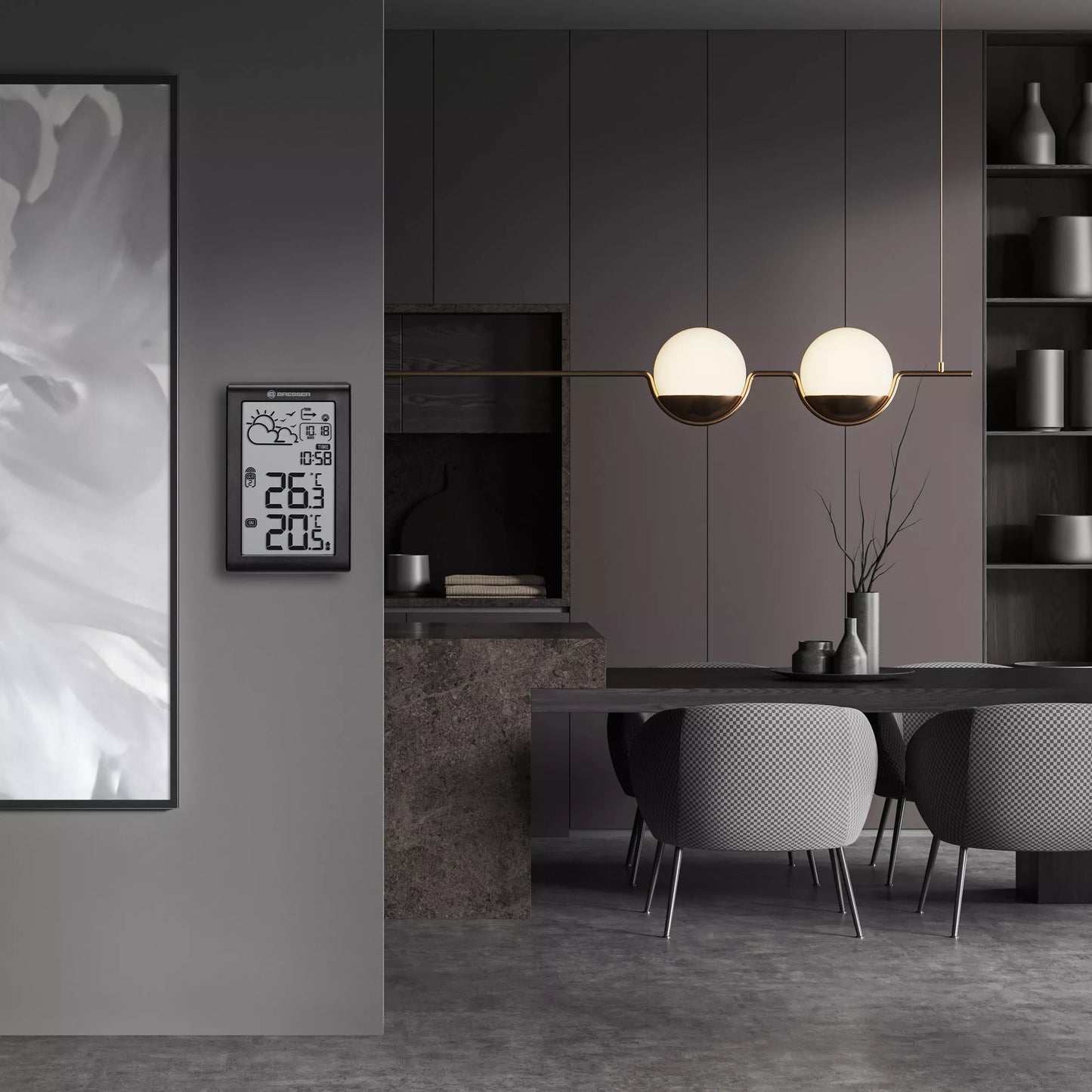 Stacja pogodowa BRESSER Meteo Temp W z sygnałem radiowym DCF - Bresser