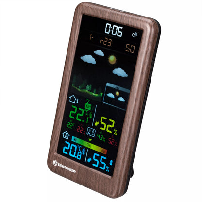 Station Météo Sans Fil BRESSER Neomeo V - Design en Bois
