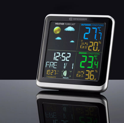 Station Météo BRESSER ClimaTemp TB avec Écran LCD Couleur - Bresser