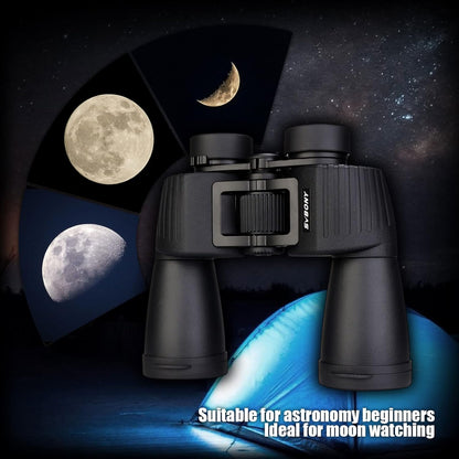 Jumelles SA204 10x50 con Estanqueidad IPX6 y Prisma BaK-4