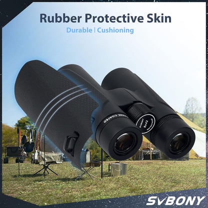 Jumelles 10x50ED Extra-Low Dispersion BAK-4 Imperméables - SVBONY