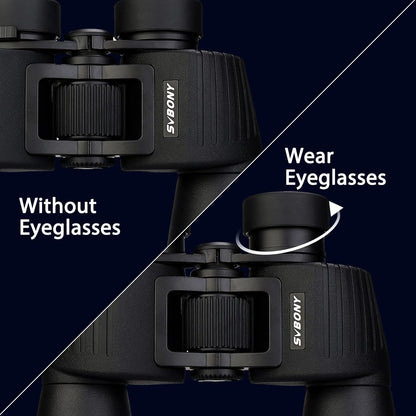 Біноклі SA204 10x50 з водонепроникністю IPX6 та призмою BaK-4