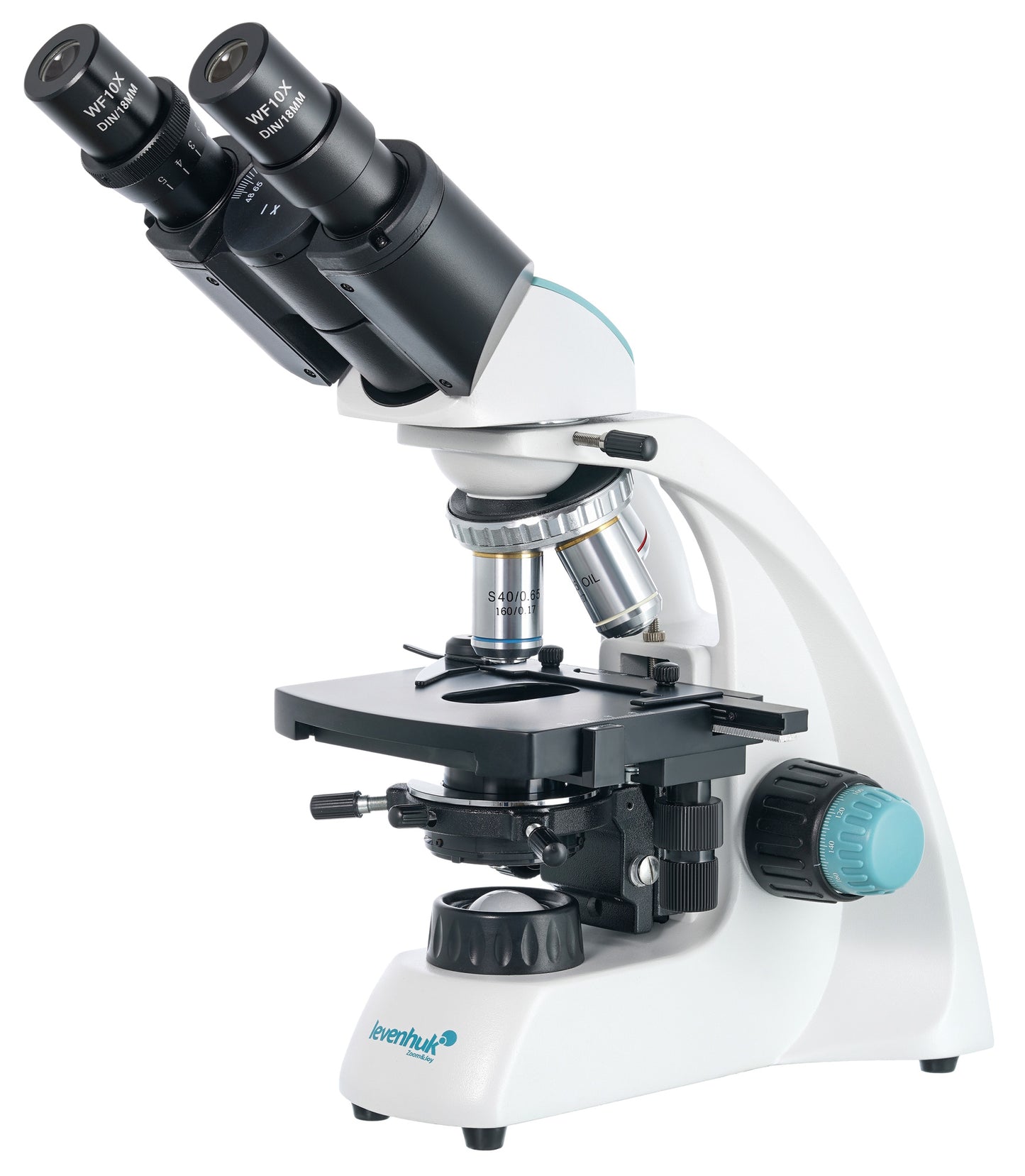 Microscope binoculaire de laboratoire 40x–1000x Levenhuk 400B