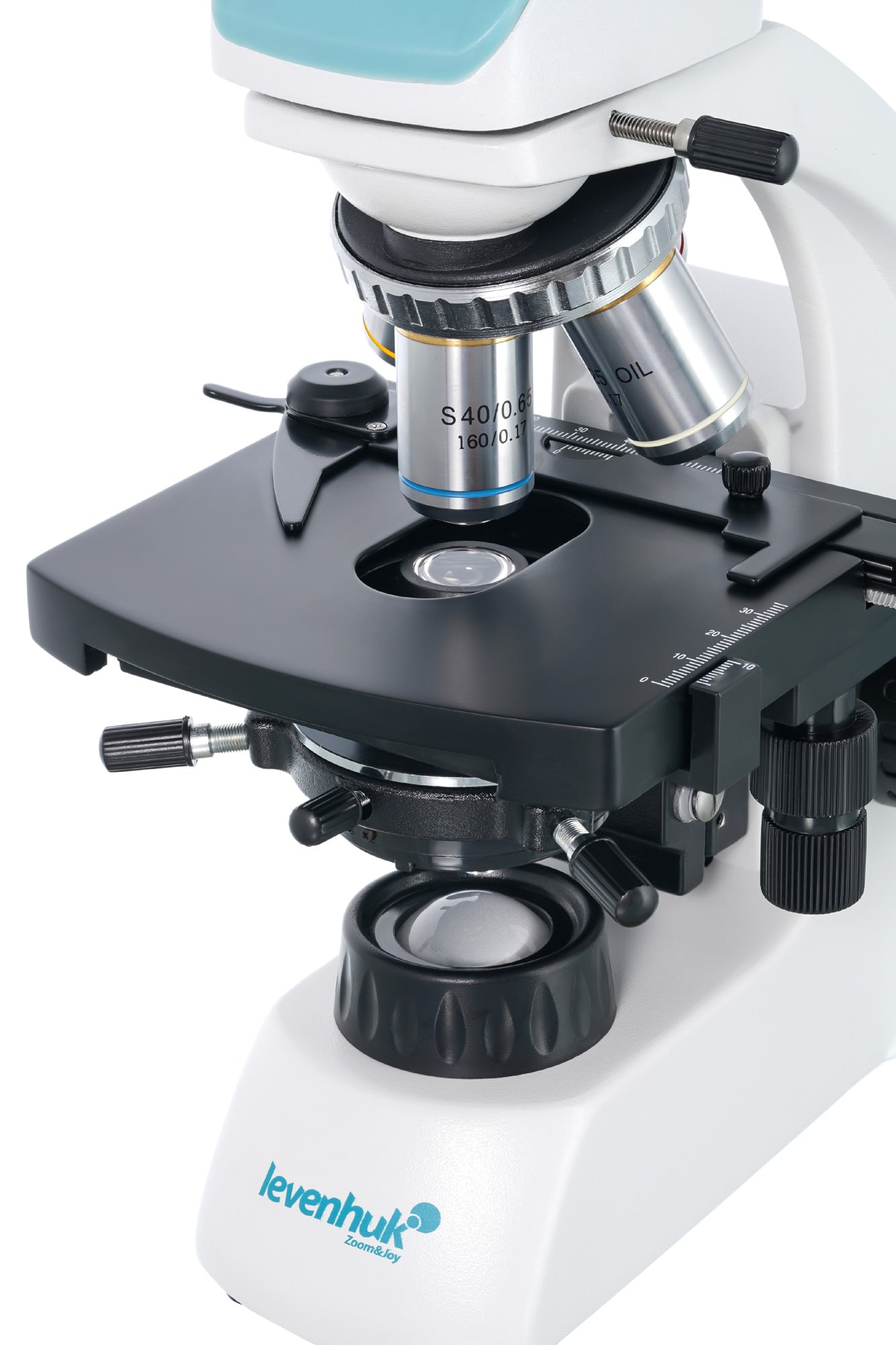 Microscope binoculaire de laboratoire 40x–1000x Levenhuk 400B