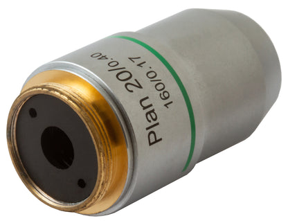 Objectif plan achromatique 20x pour microscope Levenhuk MED