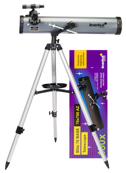 Télescope Newton 76/700 avec monture azimutale Levenhuk Blitz 76 BASE