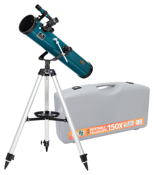 Télescope Newton 76/700 avec monture azimutale et mallette rigide | Levenhuk LabZZ