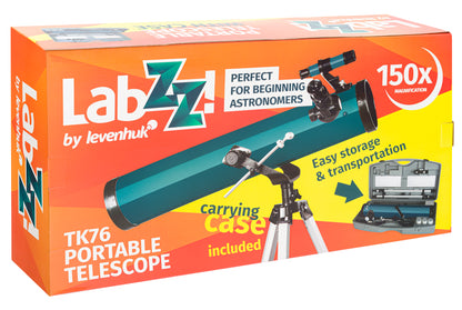 Télescope Newton 76/700 avec monture azimutale et mallette rigide | Levenhuk LabZZ
