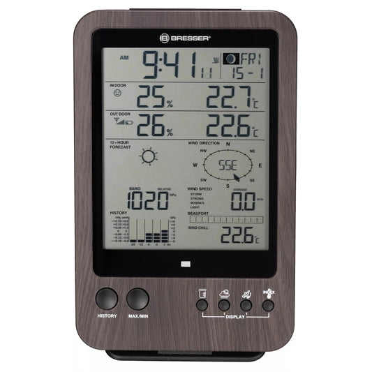 Station de base supplémentaire WTW 5 en 1 finition bois – Bresser