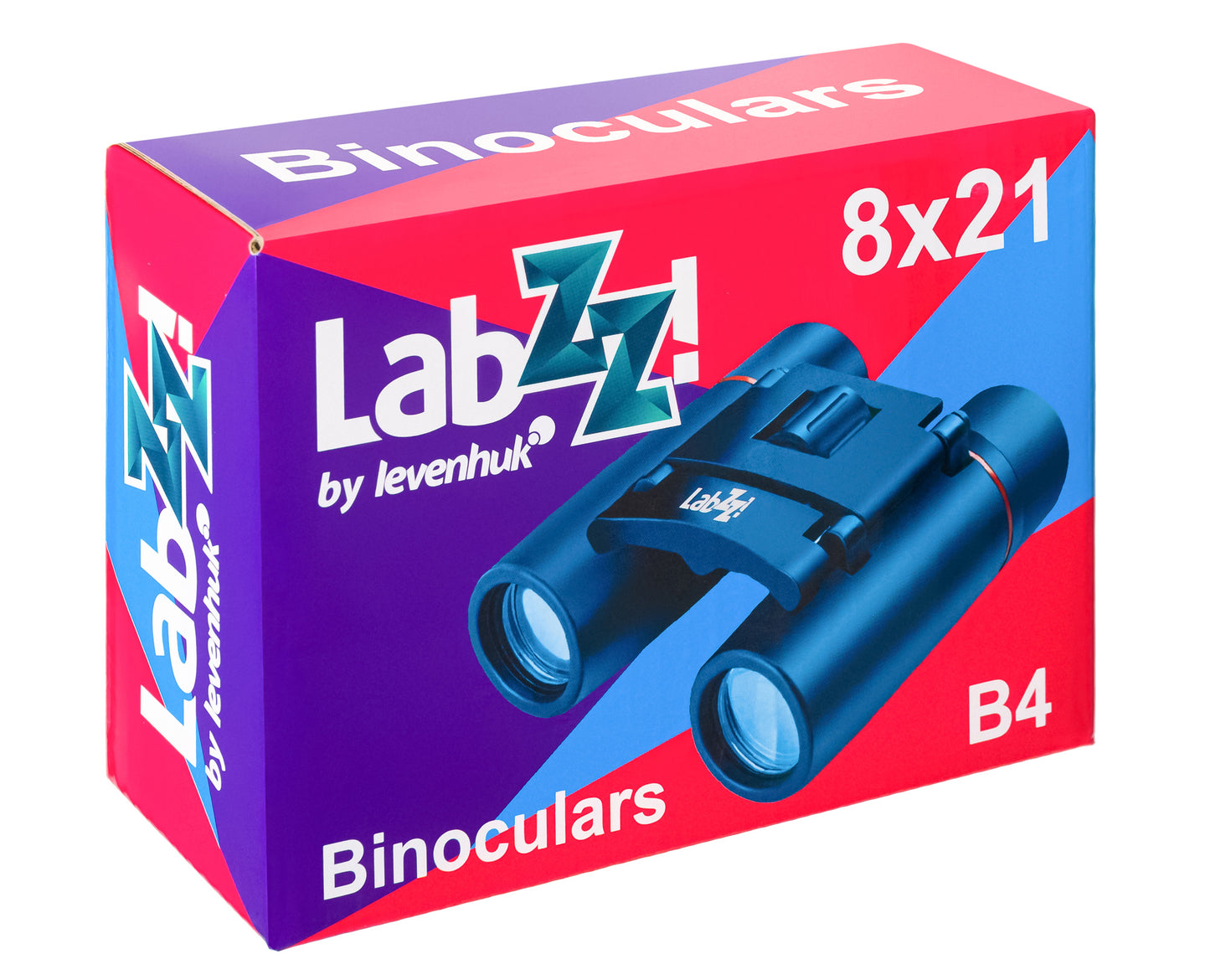 Jumelles Enfant LabZZ B4 8×21mm Compactes Caoutchoutées – Levenhuk