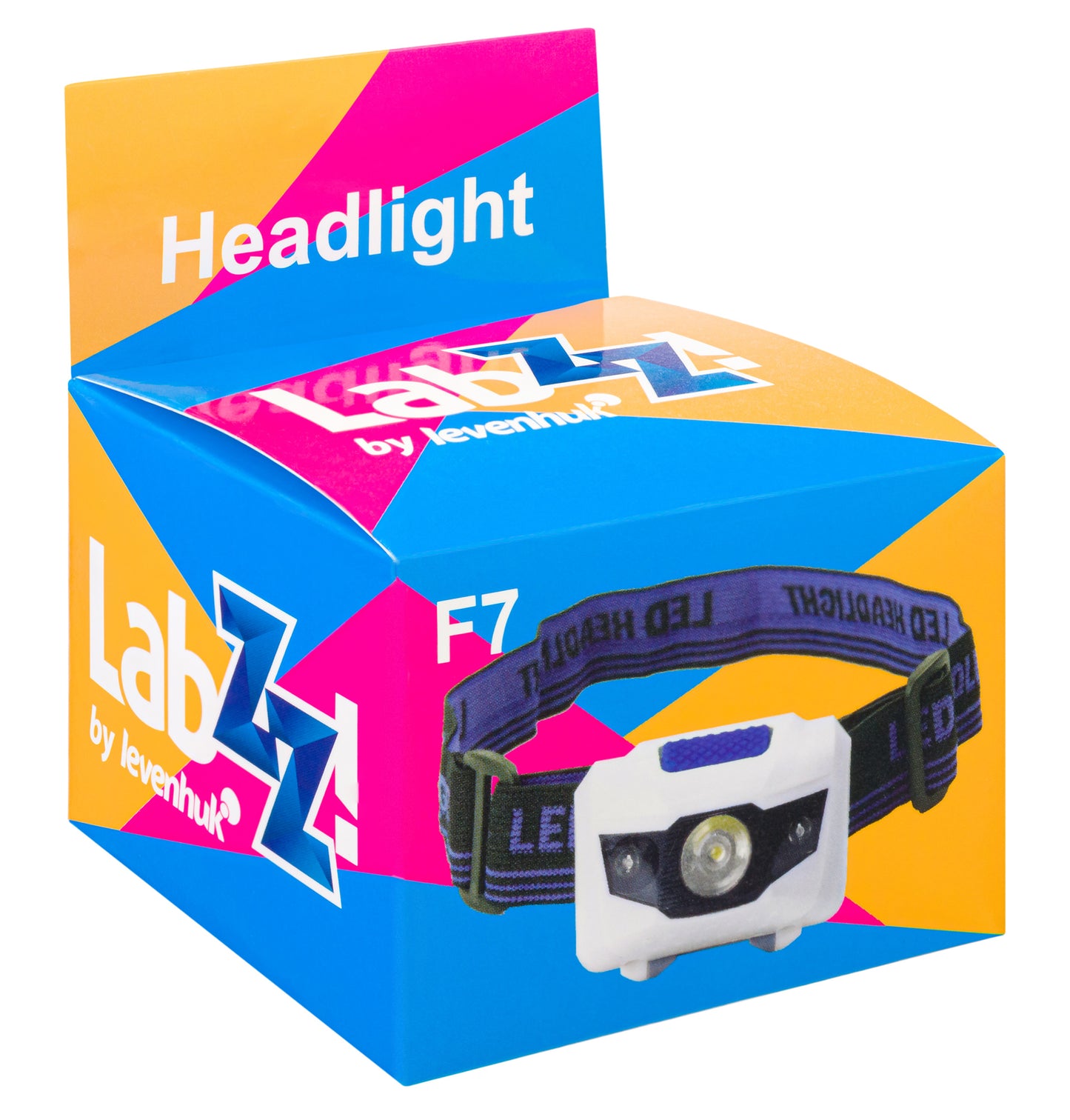 Lampe Frontale LED LabZZ F7 avec Sangle - Levenhuk