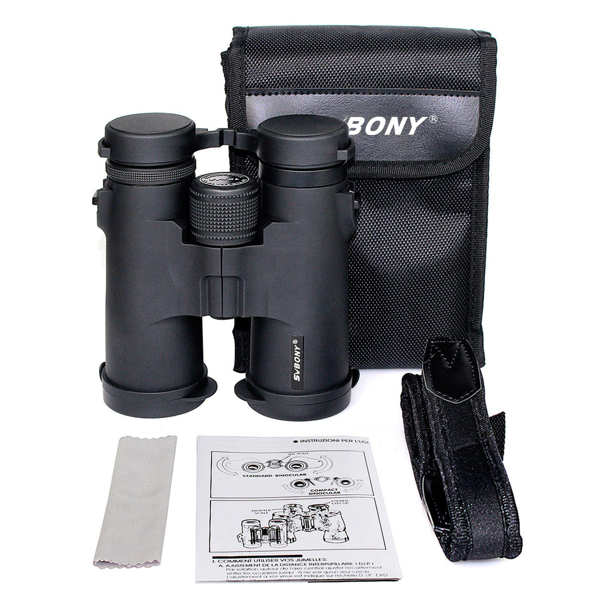 Jumelles Svbony SV21 10x42 con Campo de Visión Amplio - Svbony