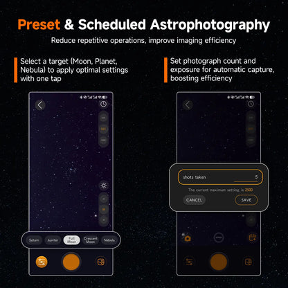 Caméra Wi-Fi pour l’astronomie SC311 Pro avec Capteur IMX662 – SVBONY
