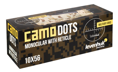 Monoculaire 10x56 étanche IP67 avec réticule - Levenhuk