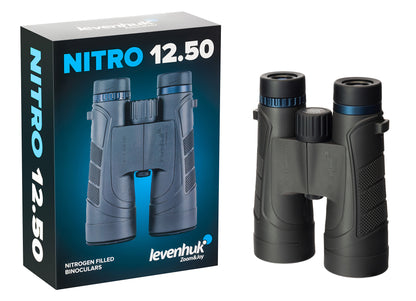 Jumelles étanches 12x50 pour chasse et pêche Levenhuk Nitro