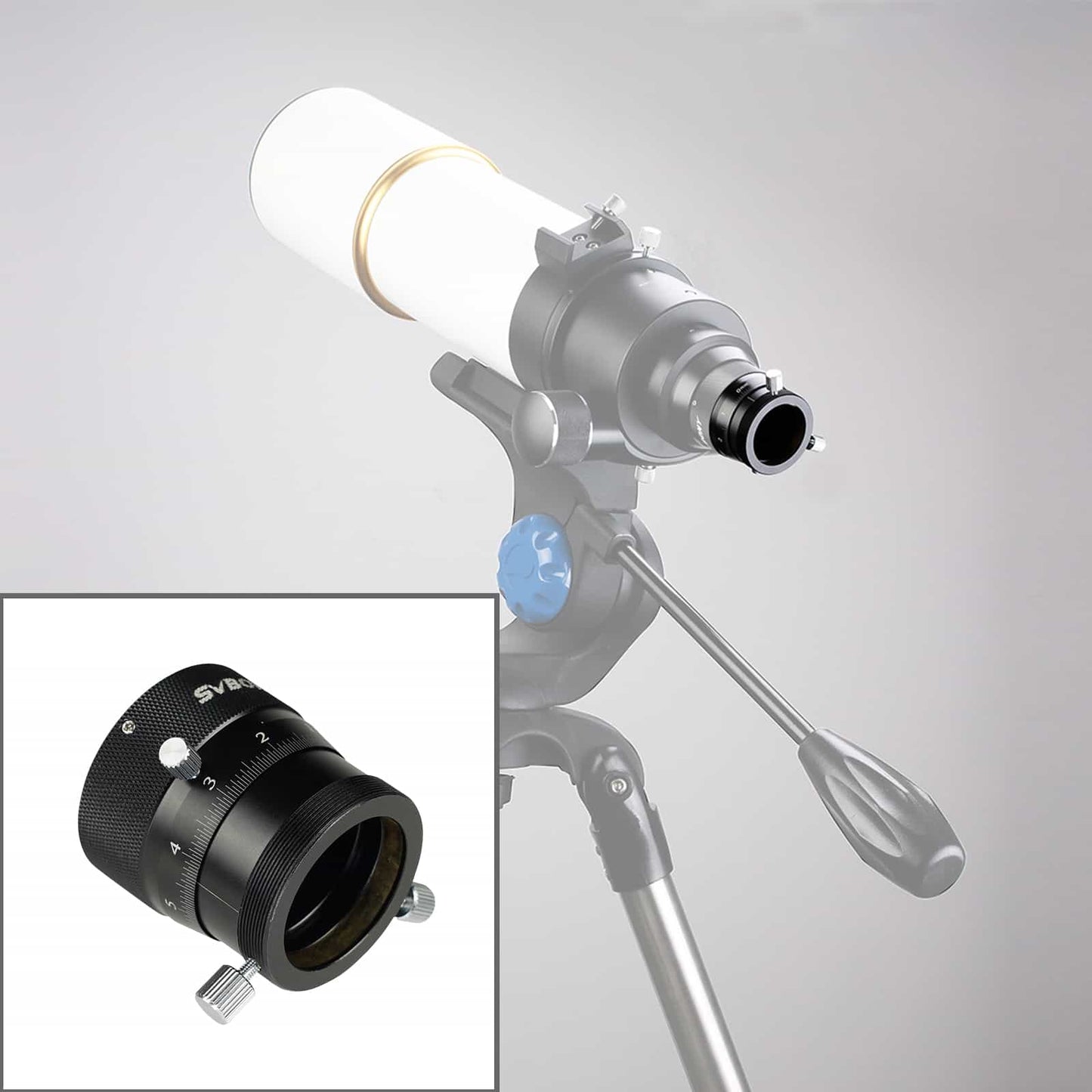 Helical Double Focuser SV161 1,25 inches for Telescope and guide telescope